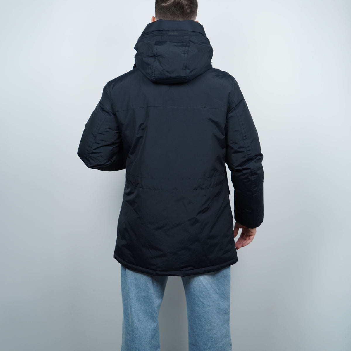 Parka Woolrich Ramar Arctic Melton Blue