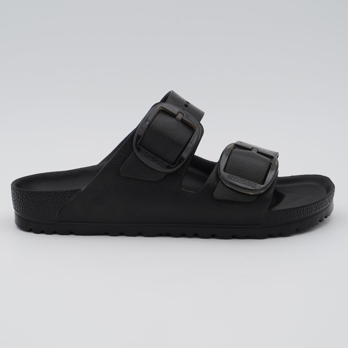 Sandalo Birkenstock Arizona Big Buckle EVA 1029641 Black con Maxi Fibbie Traslucide