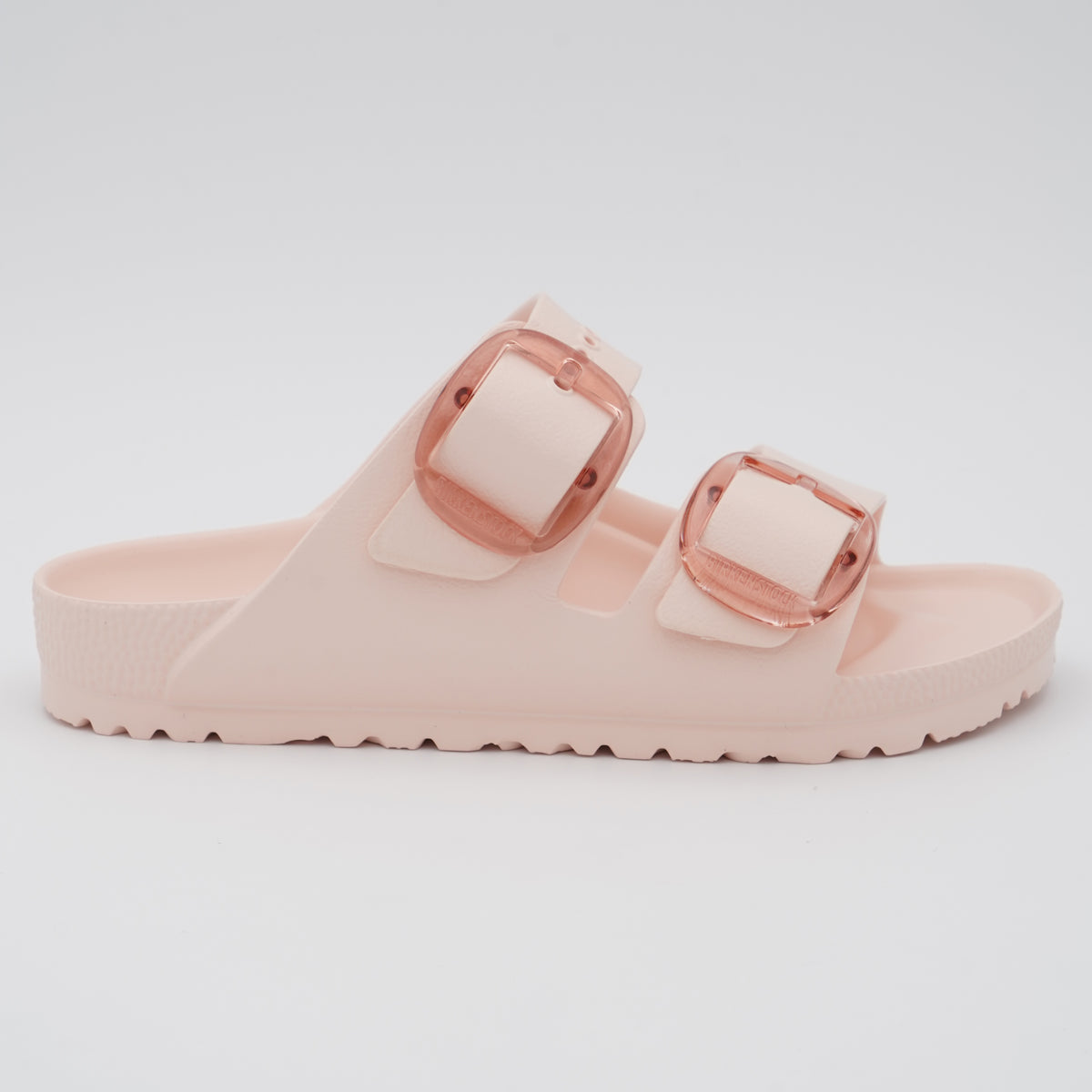 Sandalo Birkenstock Arizona Big Buckle EVA 1031283 Light Rose con Maxi Fibbie Traslucide