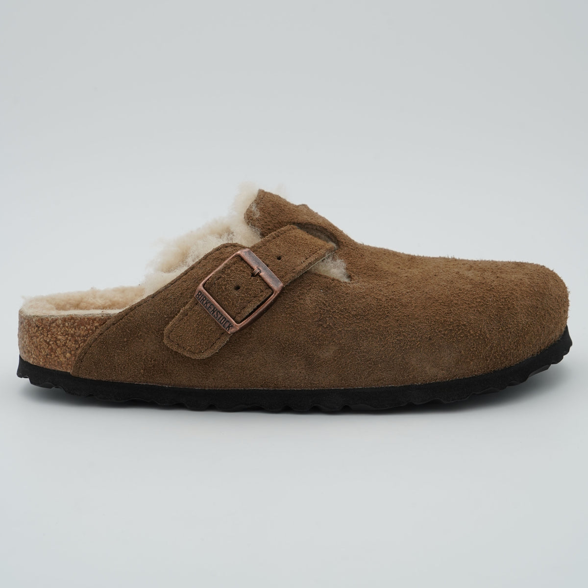 Sabot Birkenstock Boston VL Shearling 1032432 Dark Tea