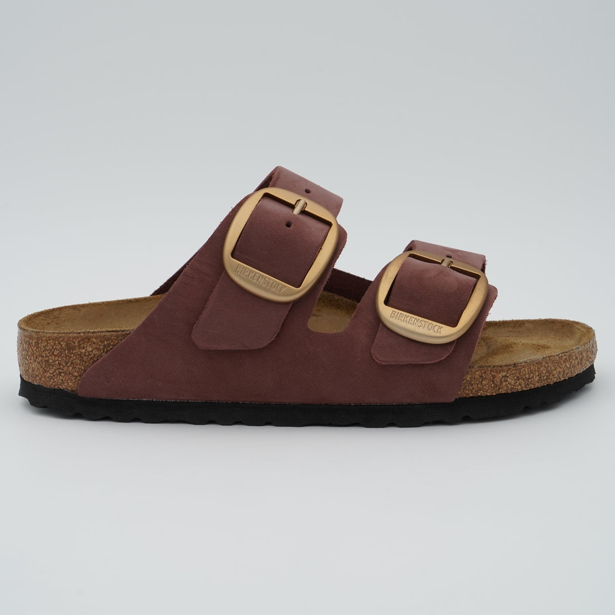 Sandalo Birkenstock Arizona Big Buckle 1032970 Pepper con Maxi Fibbie Gold