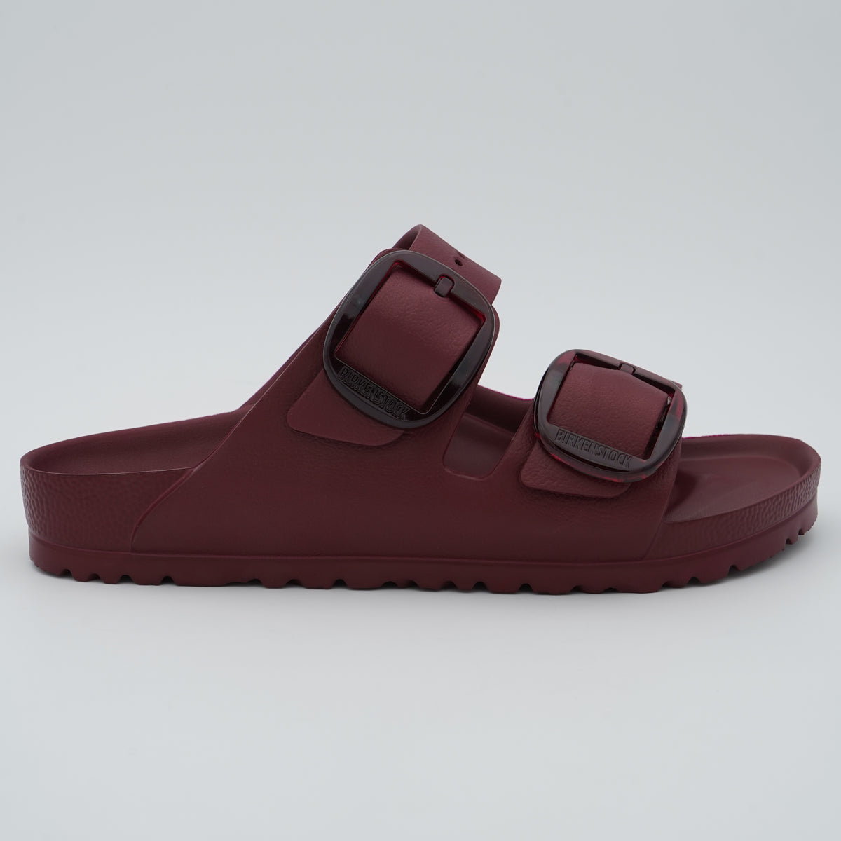 Sandalo Birkenstock Arizona Big Buckle EVA 1033115 Zinfandel con Maxi Fibbie Traslucide