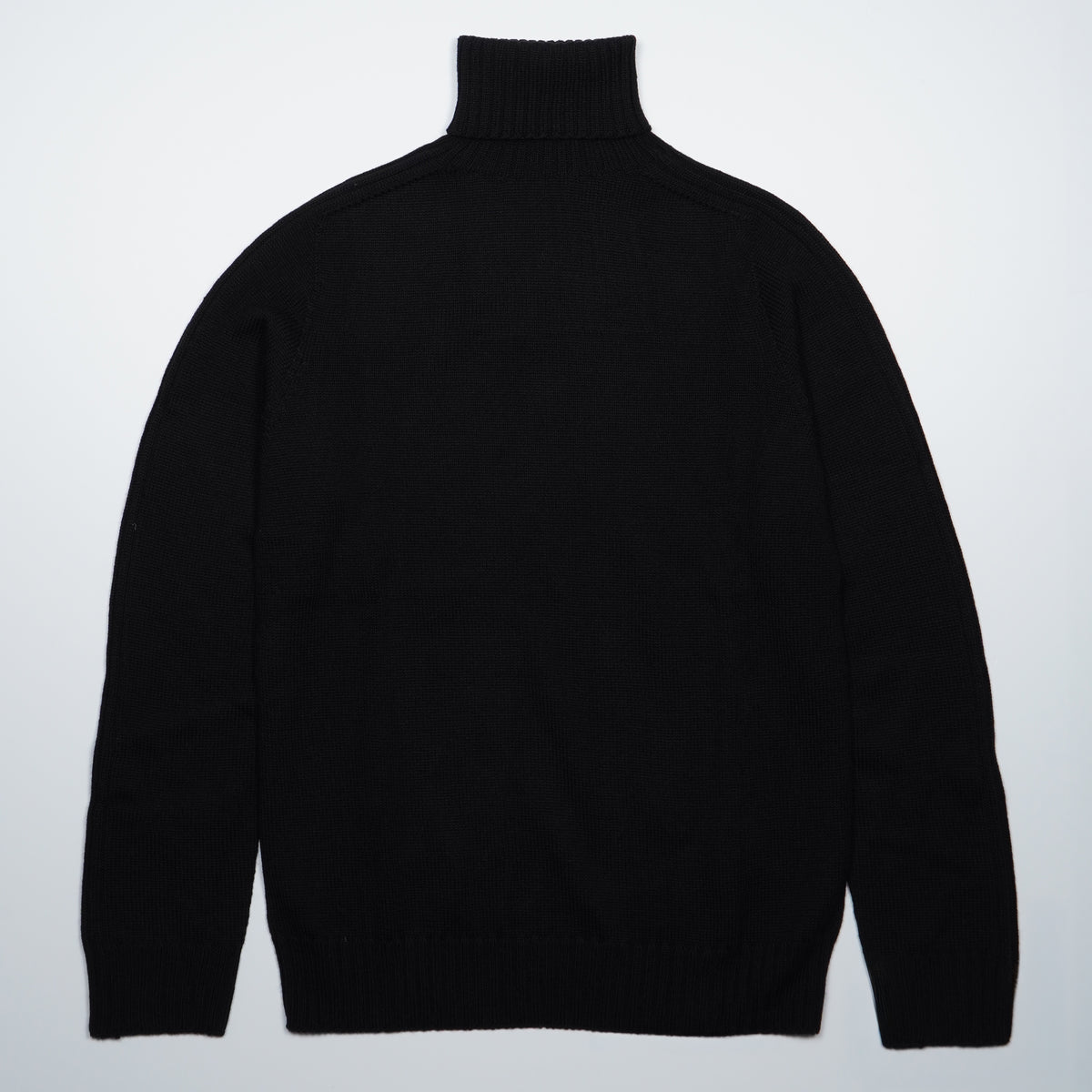 Maglia Dolcevita Dondup UT265 M00856U 999 Nero in 100% Lana con Lavorazione a Coste Inglesi e Vestibilità Regular Fit Made in Italy