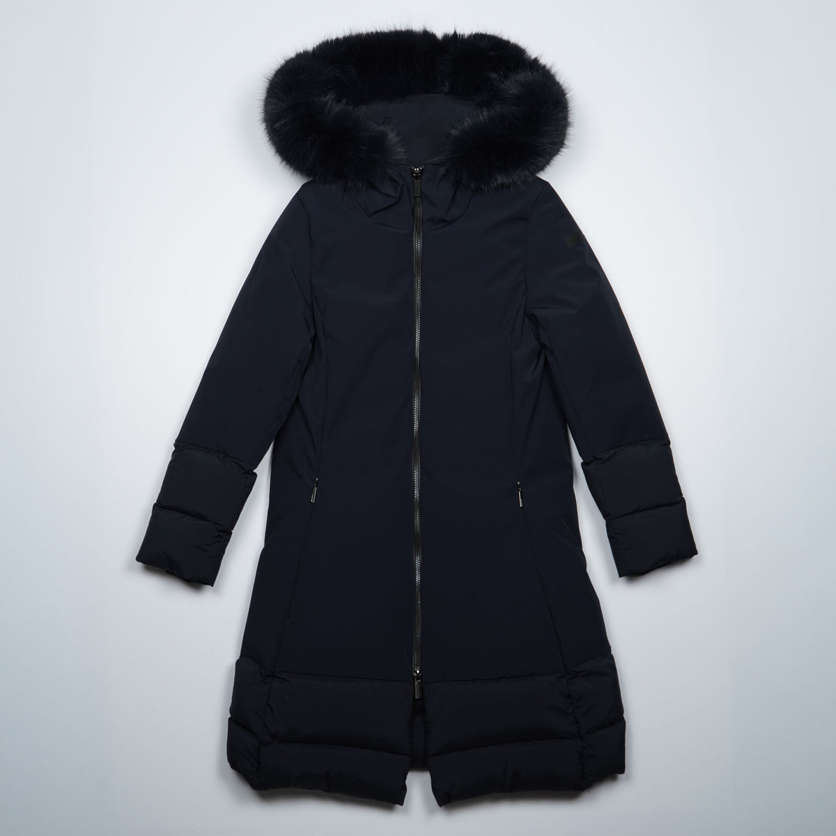 Piumino Lungo RRD W26507F 60 Blu Notte