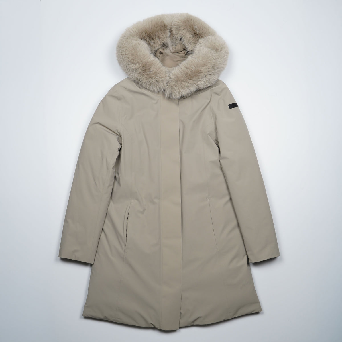 Piumino Lungo RRD W26511F Montecristo Long Fur 87 Beige