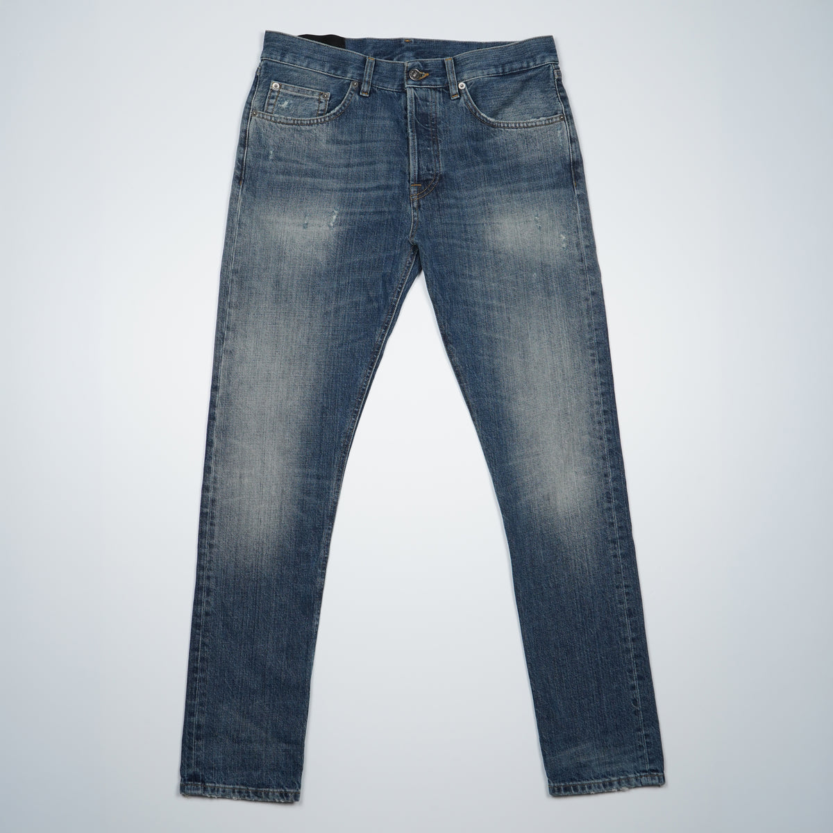 Jeans Dondup Icon UP563DFE311UMT5-800 Blu Slim Fit in Denim Fisso