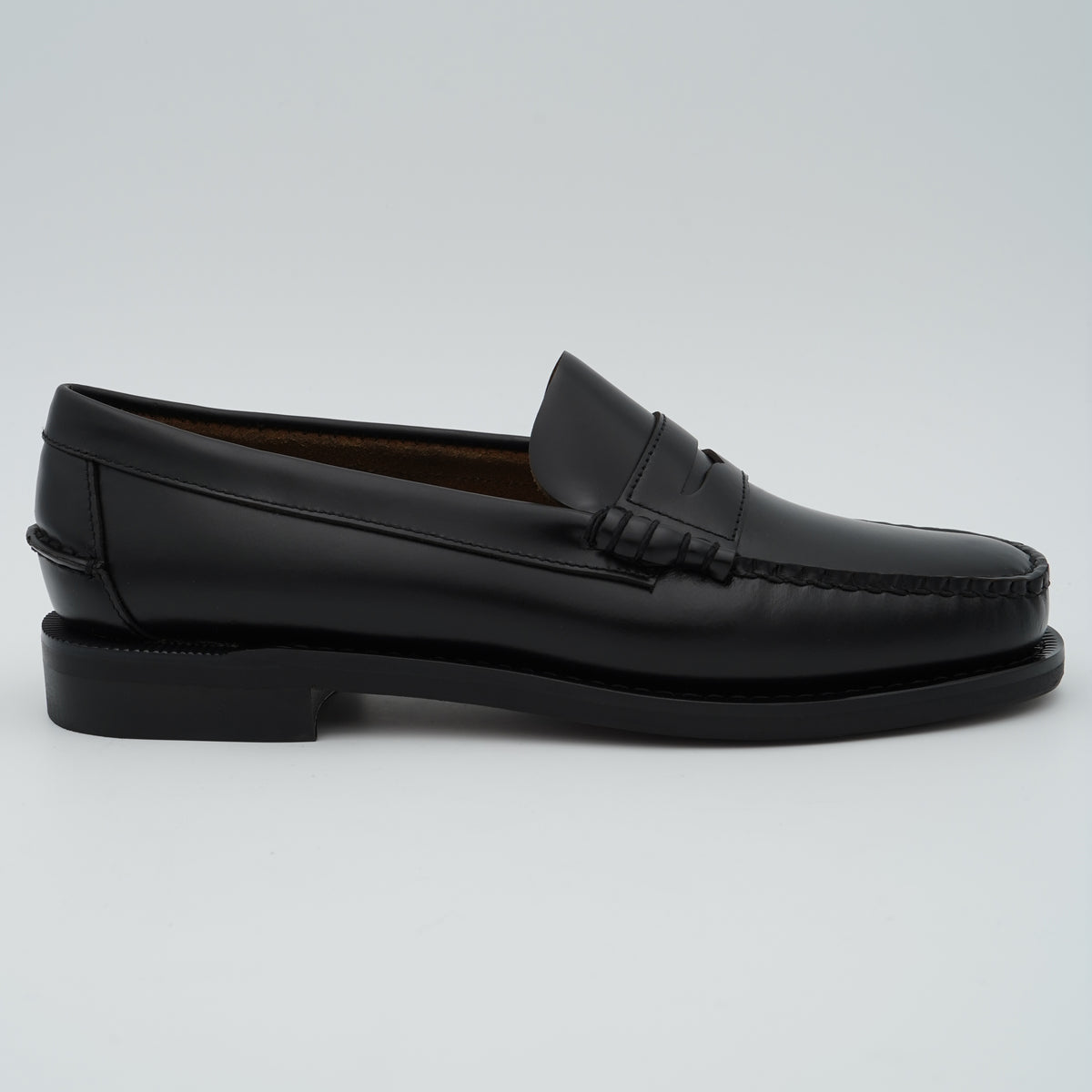 Mocassino Sebago Classic Dan 7000300-902 Black in Pelle Nera