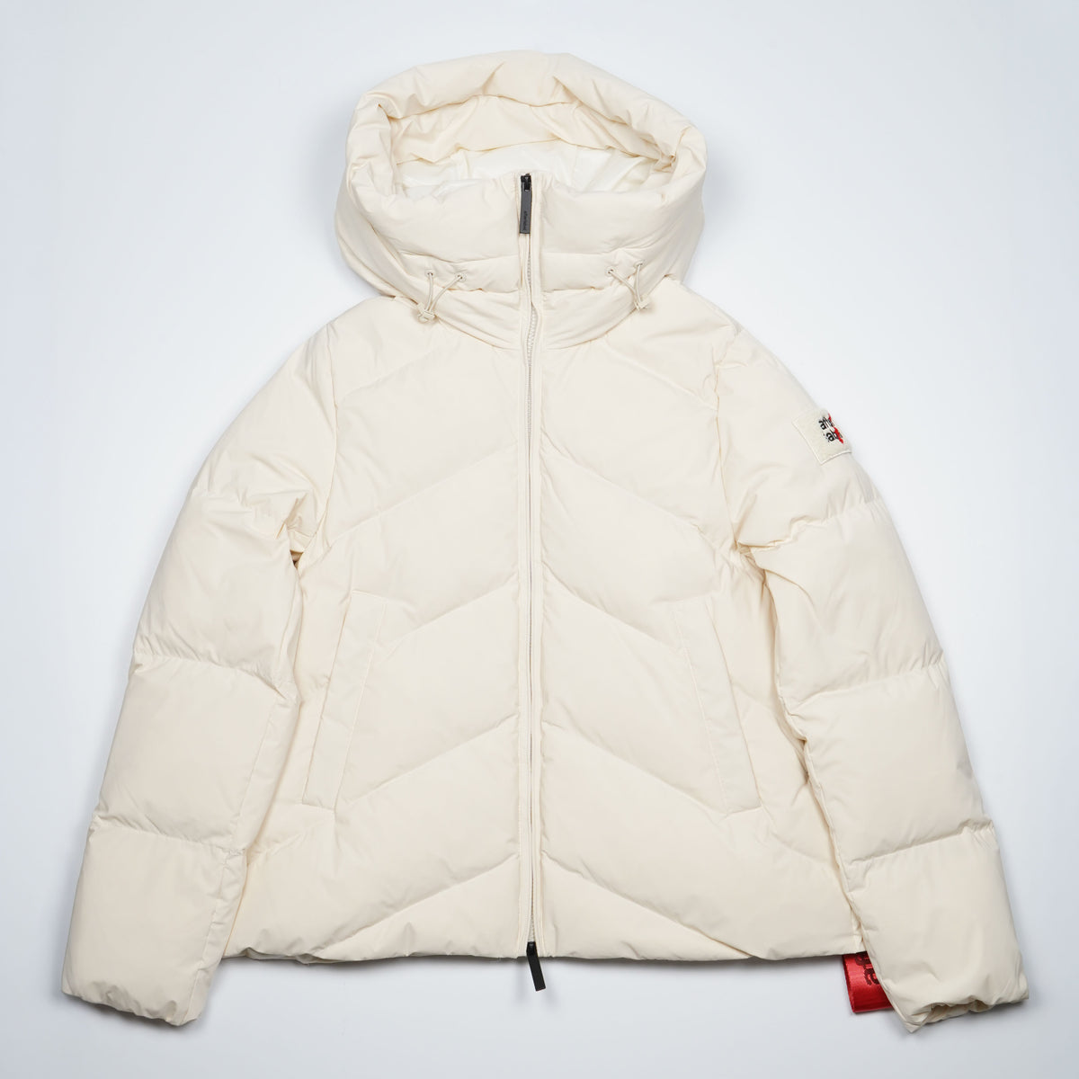 Piumino Corto After Label Helsinki N7864 020 Panna Oversize