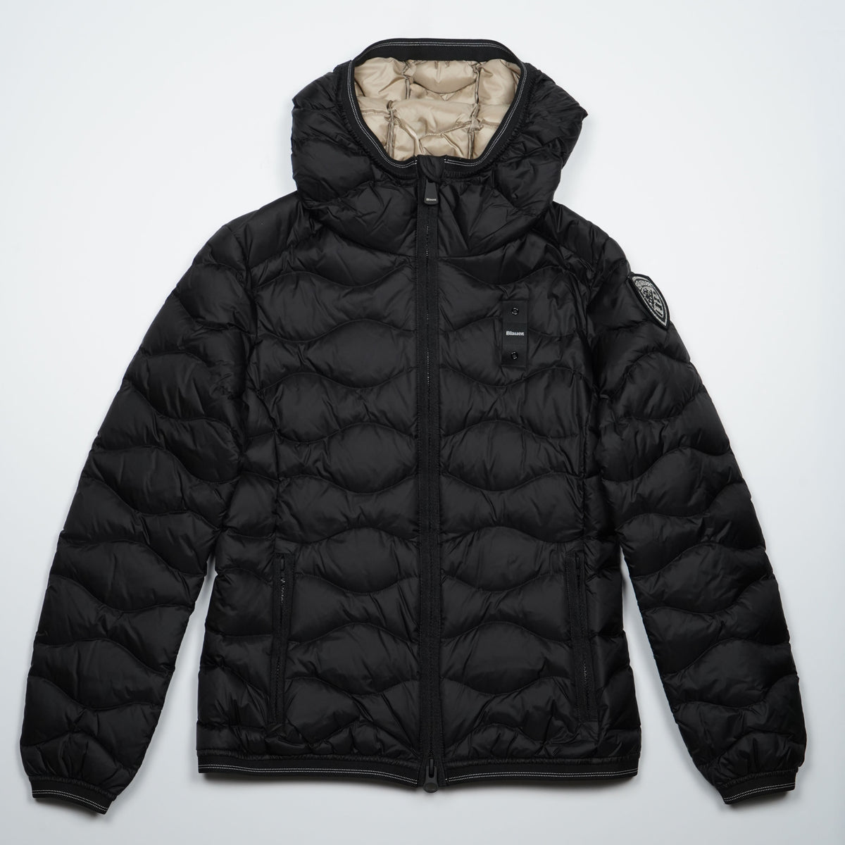 Piumino Blauer Camelia 26WBLDC03033 999EI Nero con Imbottitura in Piuma