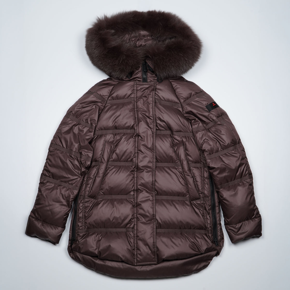 Piumino Peuterey Takan Fur 5439 194 Marrone Cioccolato