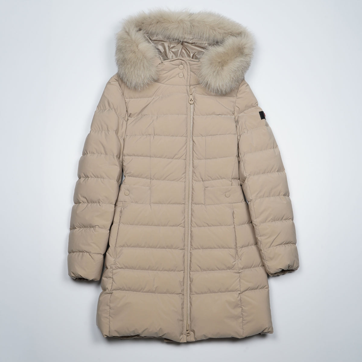 Piumino Lungo Peuterey Seriola Fur 5458 852 Beige