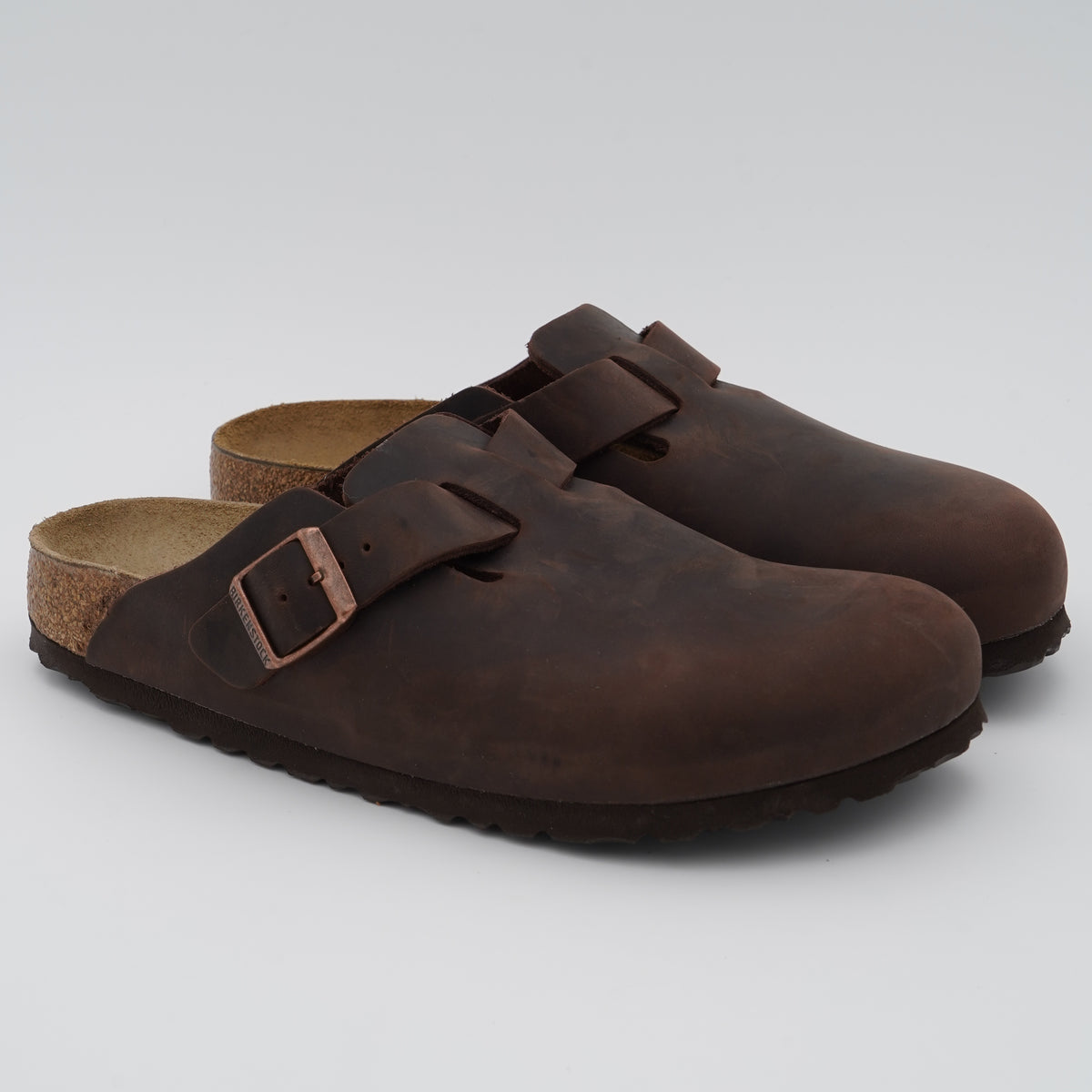 Sabot Birkenstock Boston BS 0860133 Habana con Fibbia Regolabile