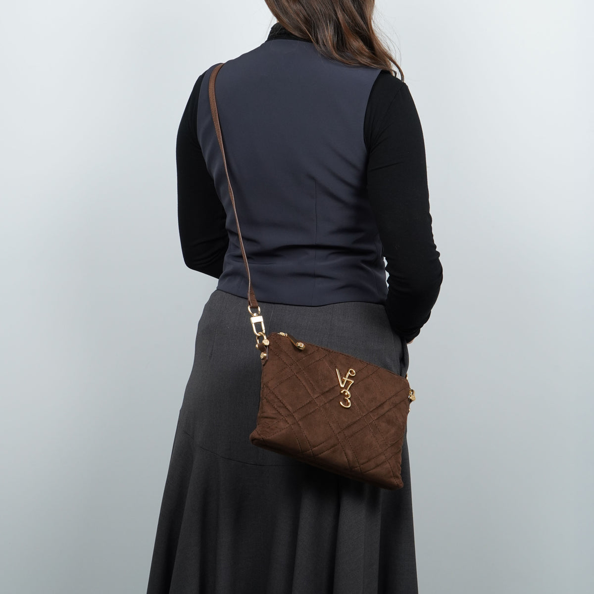 Pochette V°73 Diaspro BSA9806C Caffè Marrone