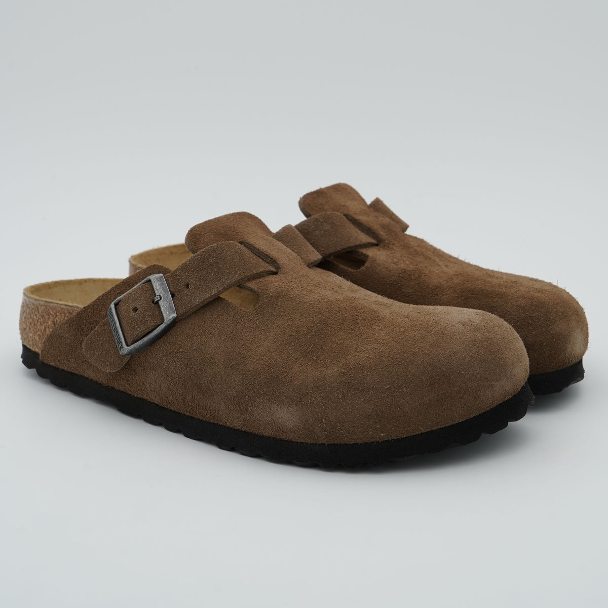 Sabot Birkenstock Boston BS 1032795 Dark Tea con Fibbia Regolabile