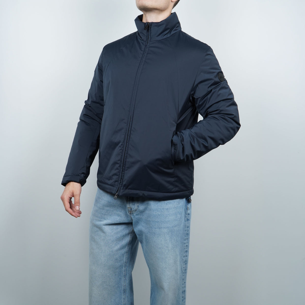 Giubbotto Colmar Originals 1128 68 Blu Navy con Collo Alto