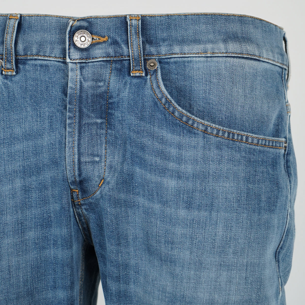 Jeans Dondup George UP232DS0257UME2-800 Blu Medio Chiaro Skinny Fit in Denim Stretch
