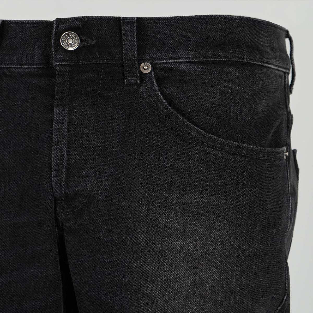 Jeans Dondup George UP232DS0369ULM3-999 Nero Lavato Slim Fit in Denim Stretch