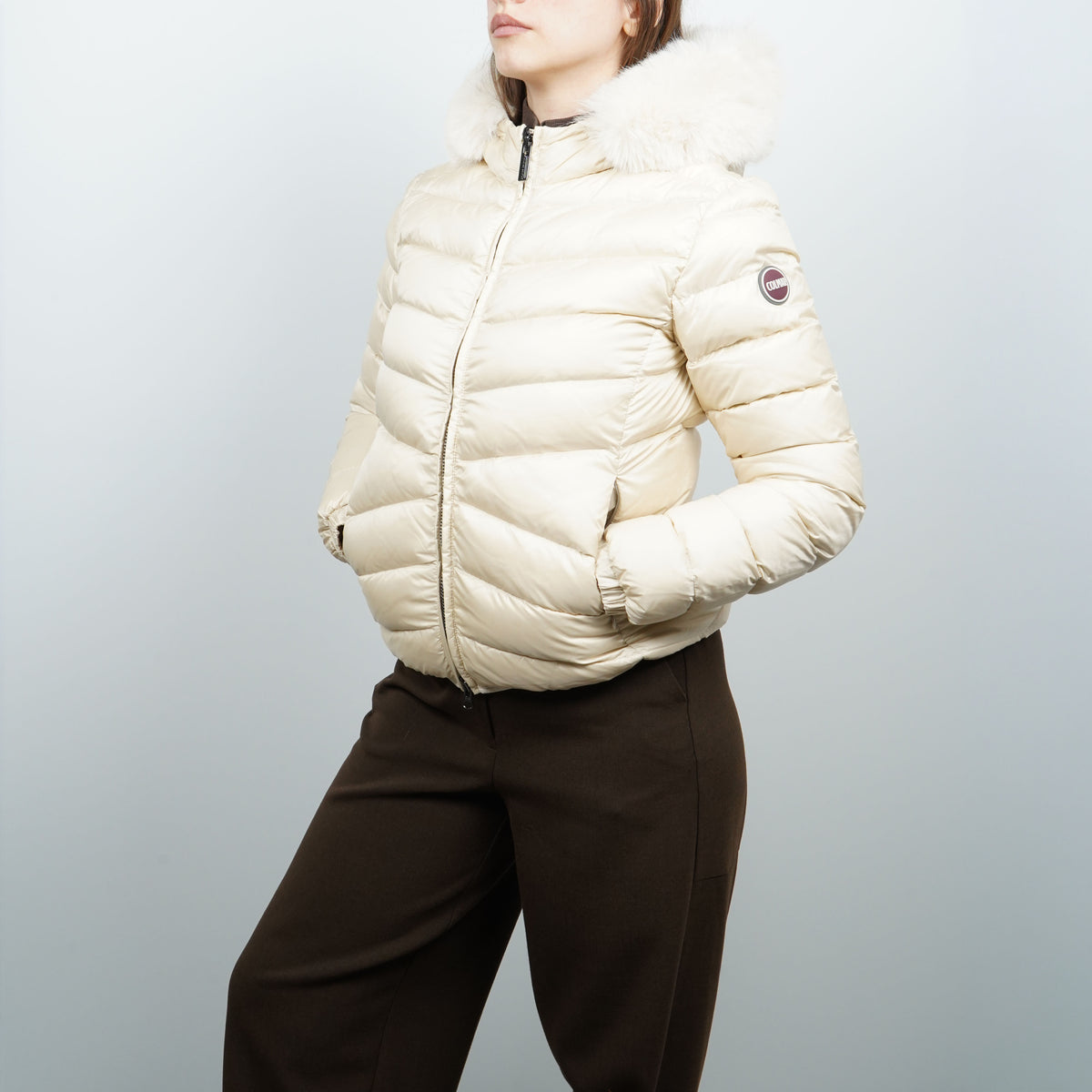 Piumino Colmar 2219E 56 Bianco Panna