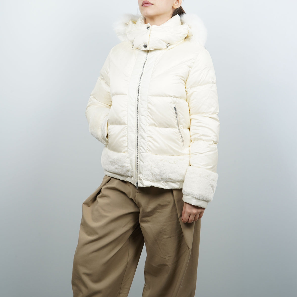 Piumino Colmar 2230E 624 Bianco Panna