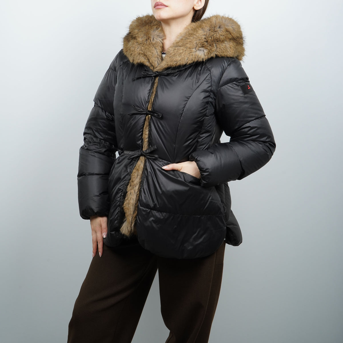 Piumino Peuterey Vertis Ecofur 5748 Nero