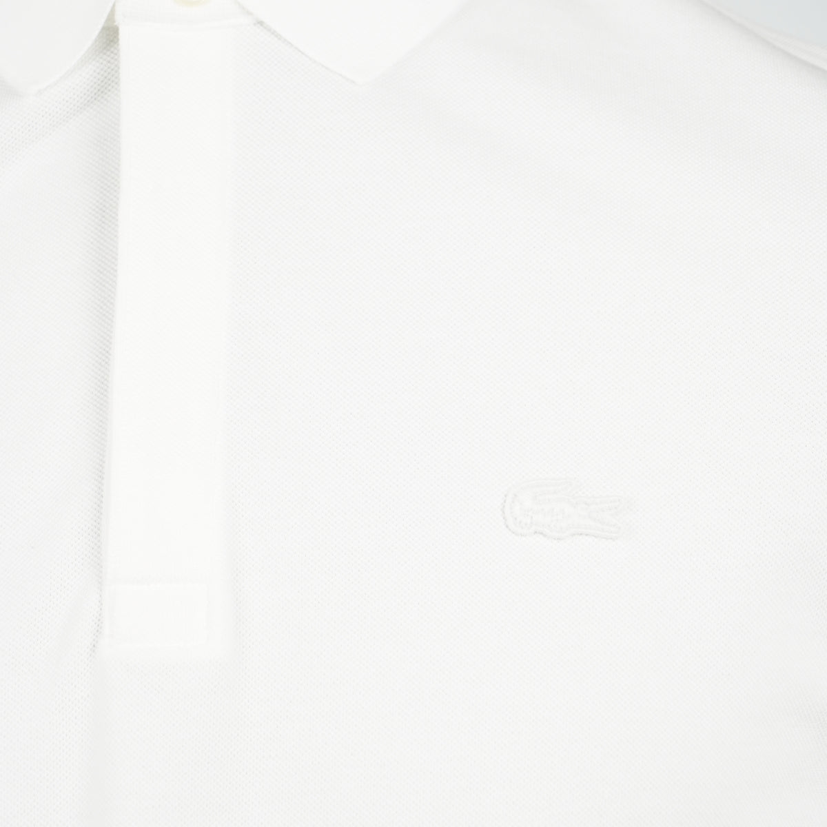 Polo Lacoste Paris PH5522-00-001 Blanc in Piqué Stretch Regular Fit