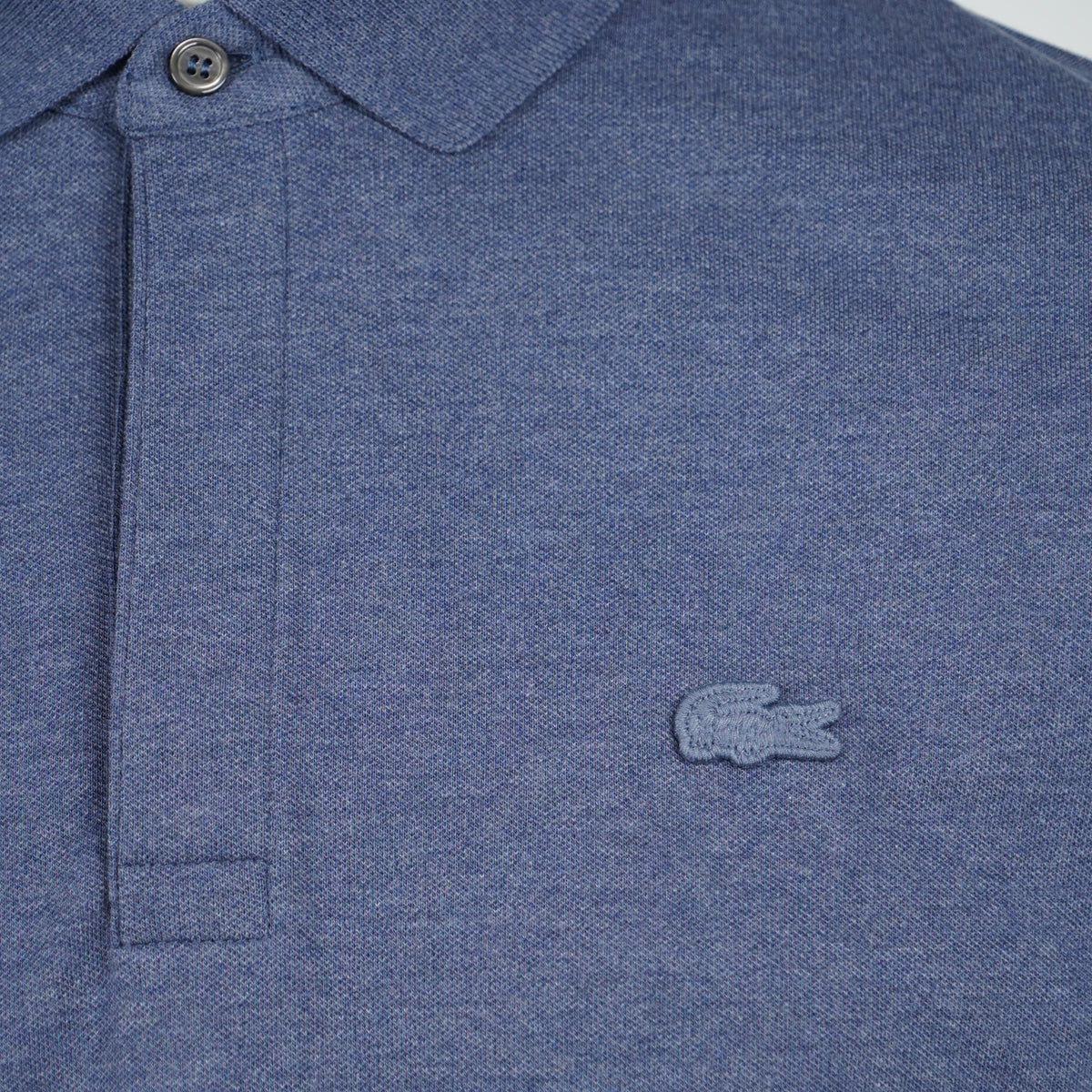 Polo Lacoste Paris PH5522-00-5I1 Bleu Chiné in Piqué Stretch Regular Fit