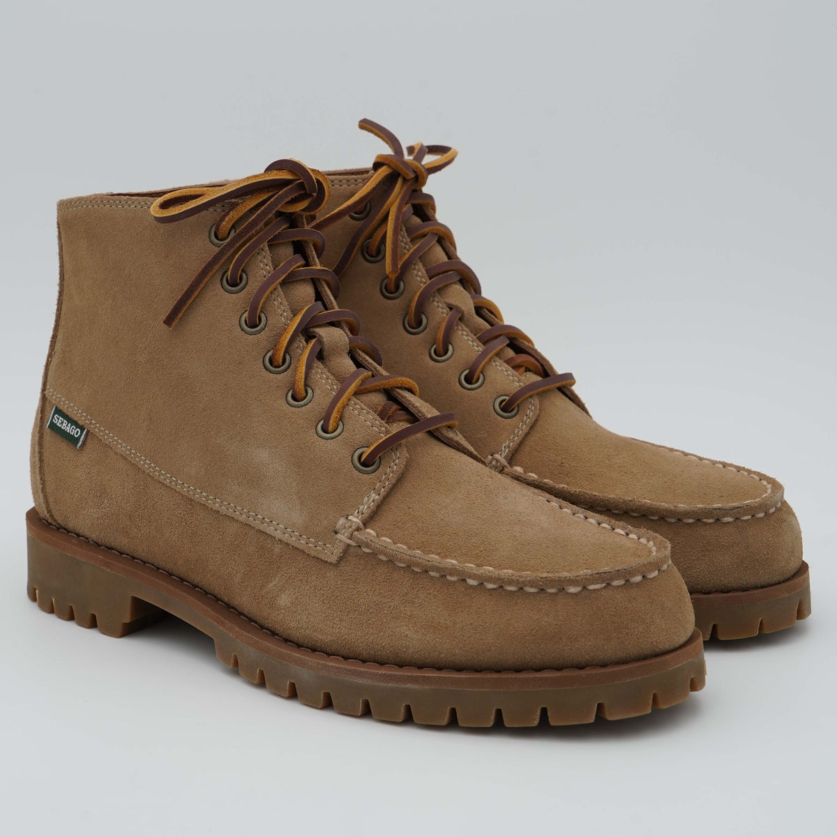 Stivaletto Sebago Parker 72127XW-906 Beige Camel in Pelle Scamosciata