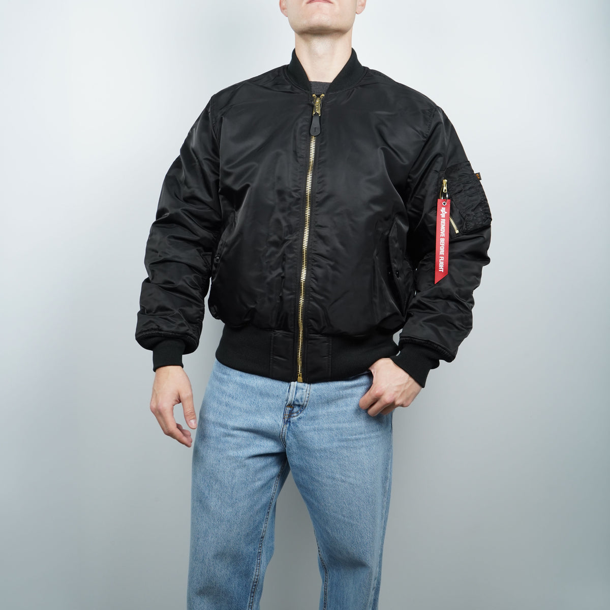 Bomber Alpha Industries 100101 MA-1 Heritage Nero