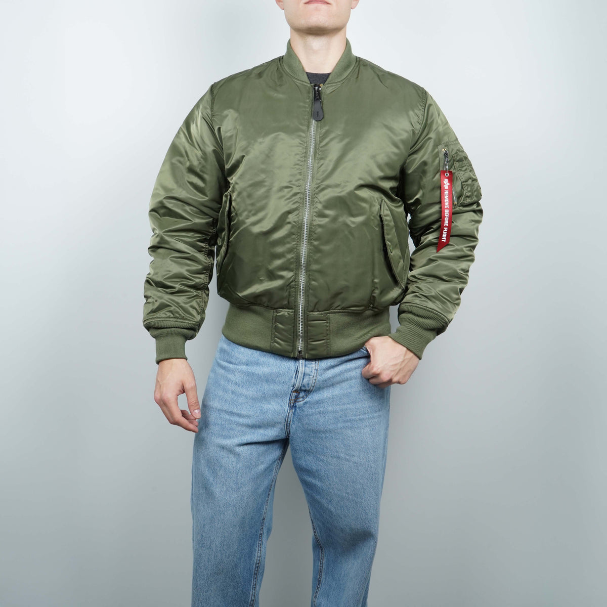 Bomber Alpha Industries 100101 MA-1 Heritage Verde