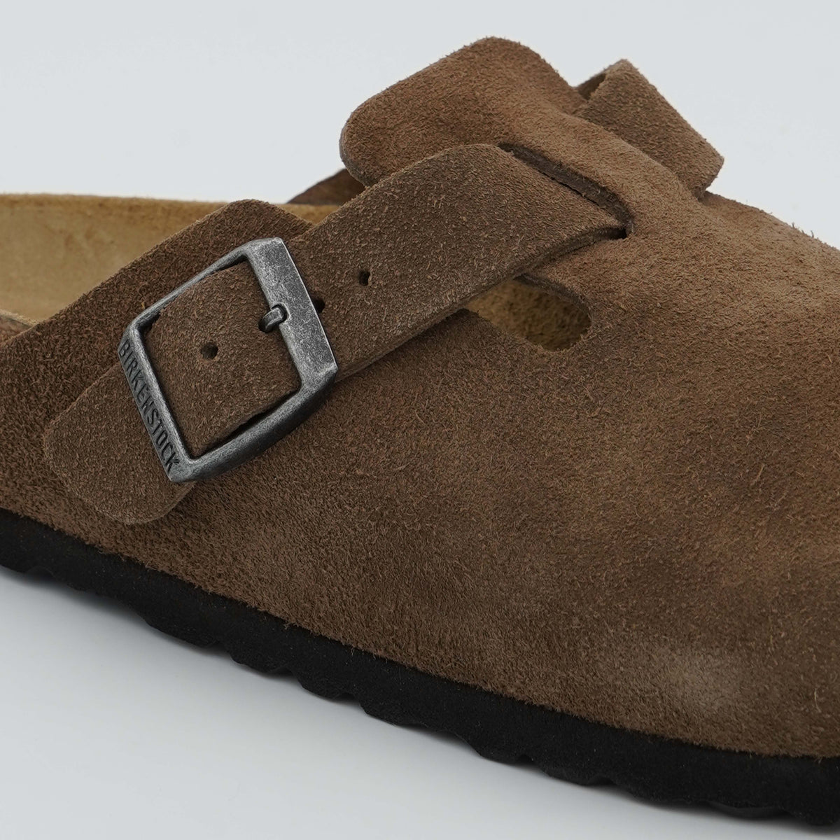 Sabot Birkenstock Boston BS 1032795 Dark Tea con Fibbia Regolabile