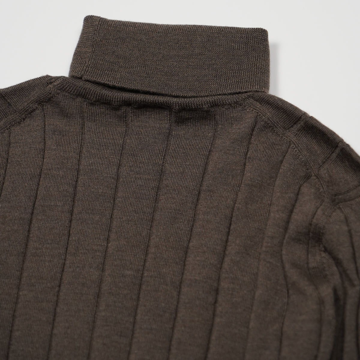 Maglione Dolcevita a Coste Kangra W7K4006BIS-00042 Grigio Tortora Scuro
