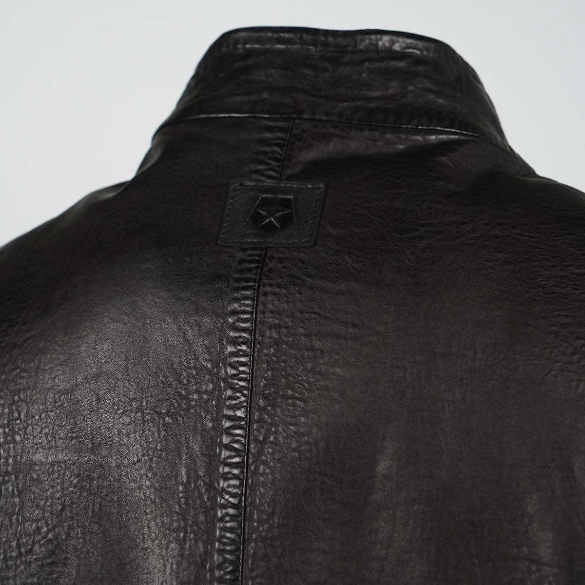 Giubbotto in Pelle Milestone Fidelio 511069603909801 Colore 79 Nero Biker