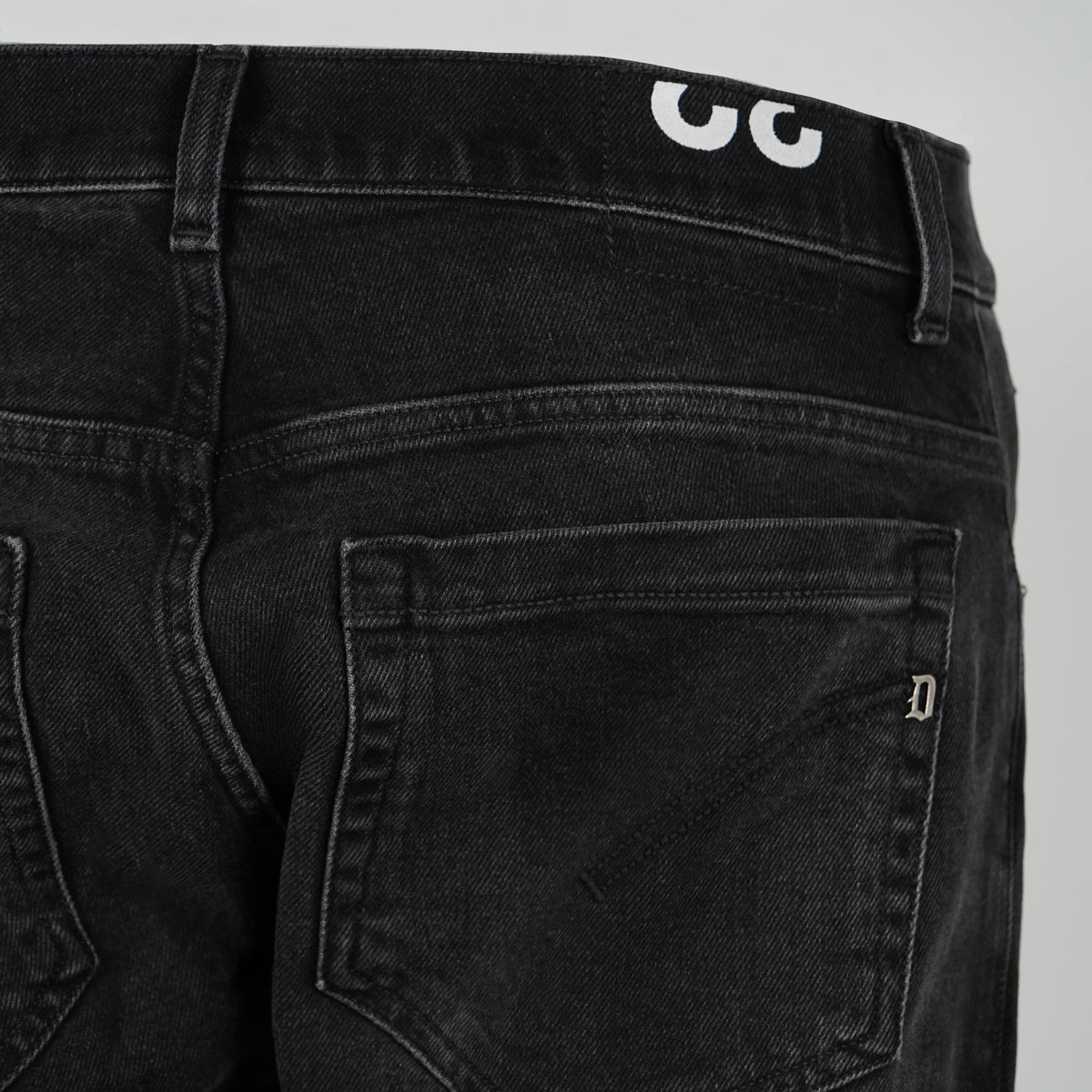 Jeans Dondup George UP232DS0369ULM3-999 Nero Lavato Slim Fit in Denim Stretch