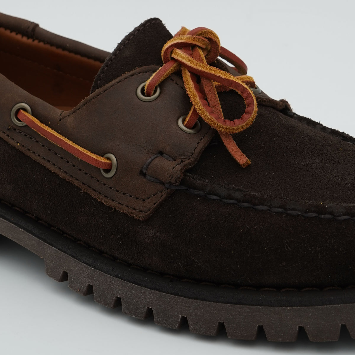 Mocassino Sebago Guardian 75121XW-AIJ Moka Dk Brown in Pelle Scamosciata Marrone Scuro