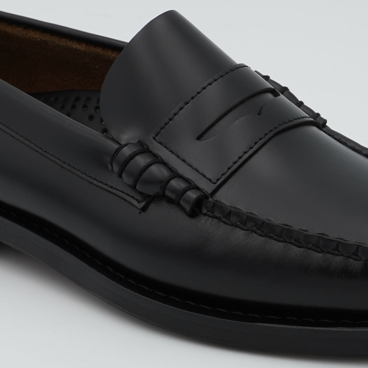 Mocassino Sebago Classic Dan 7000300-902 Black in Pelle Nera