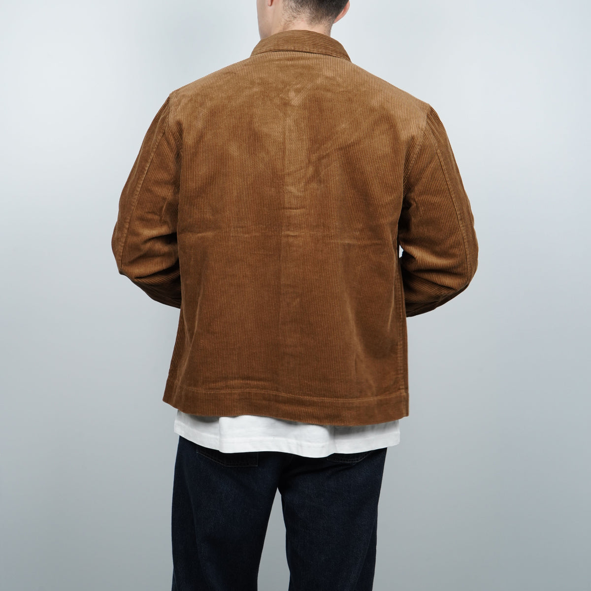 Overshirt SUN68 Corduroy S46111-71 Marrone Cacao in Velluto di Cotone