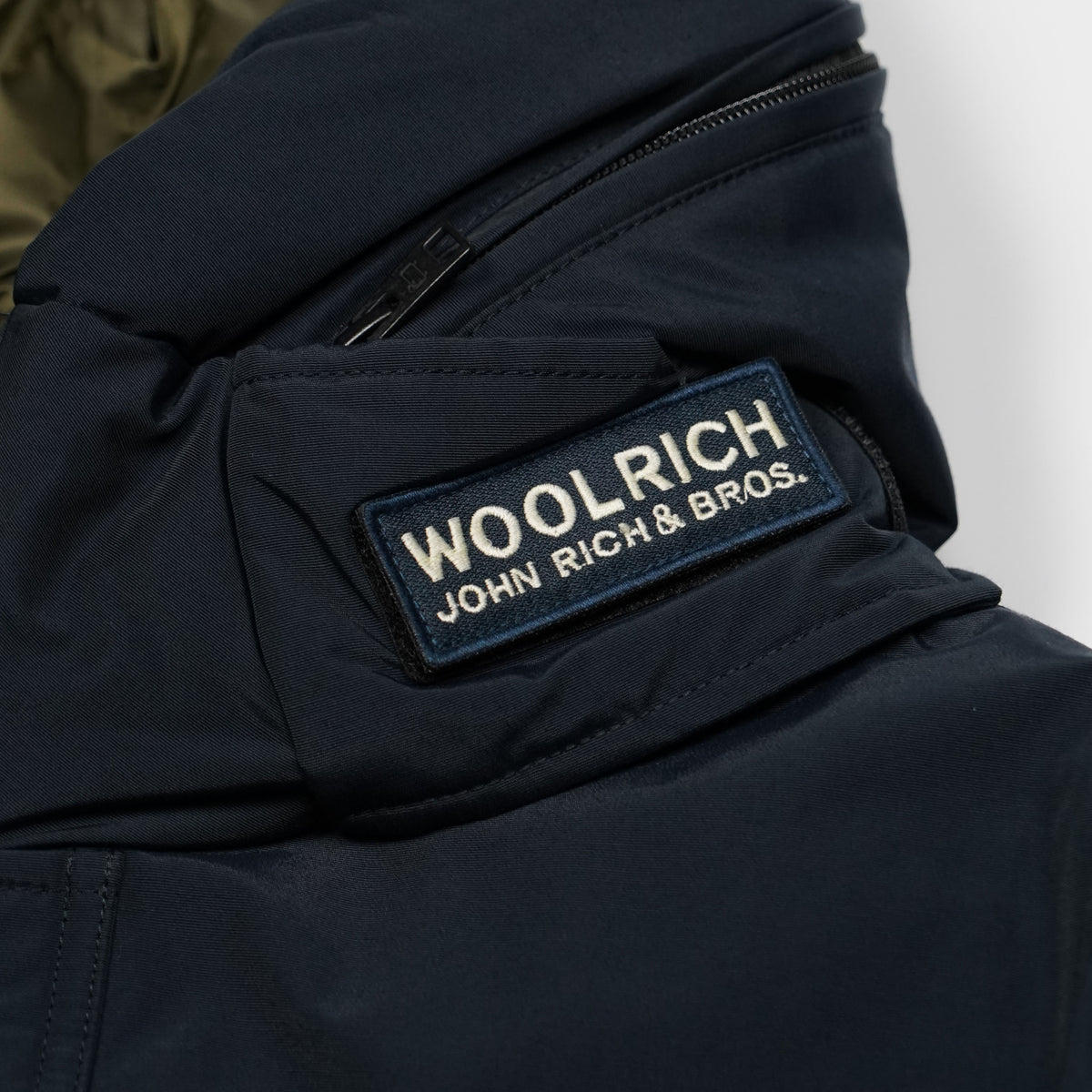 Parka Woolrich Ramar Arctic Melton Blue