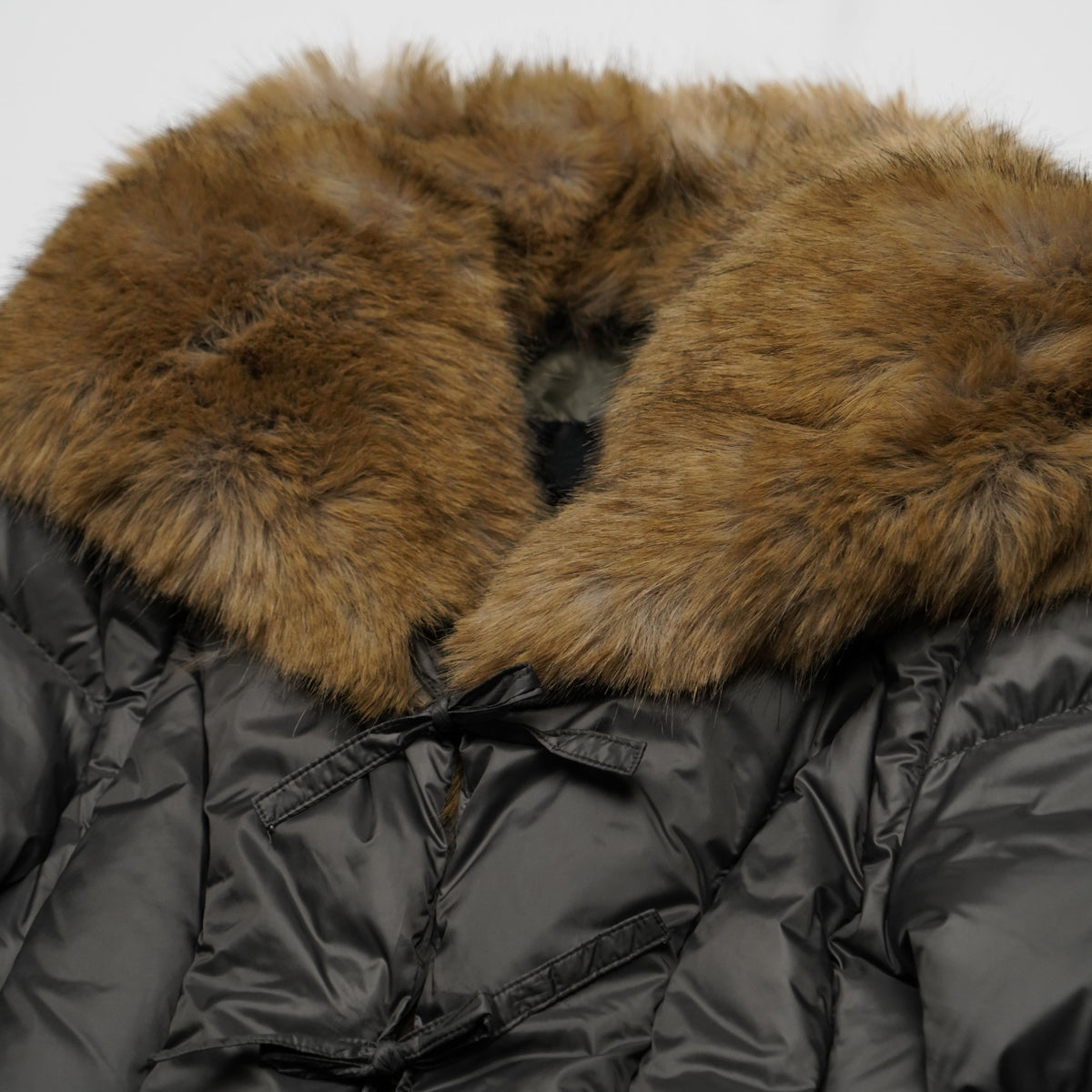 Piumino Peuterey Vertis Ecofur 5748 689 Grigio Antracite