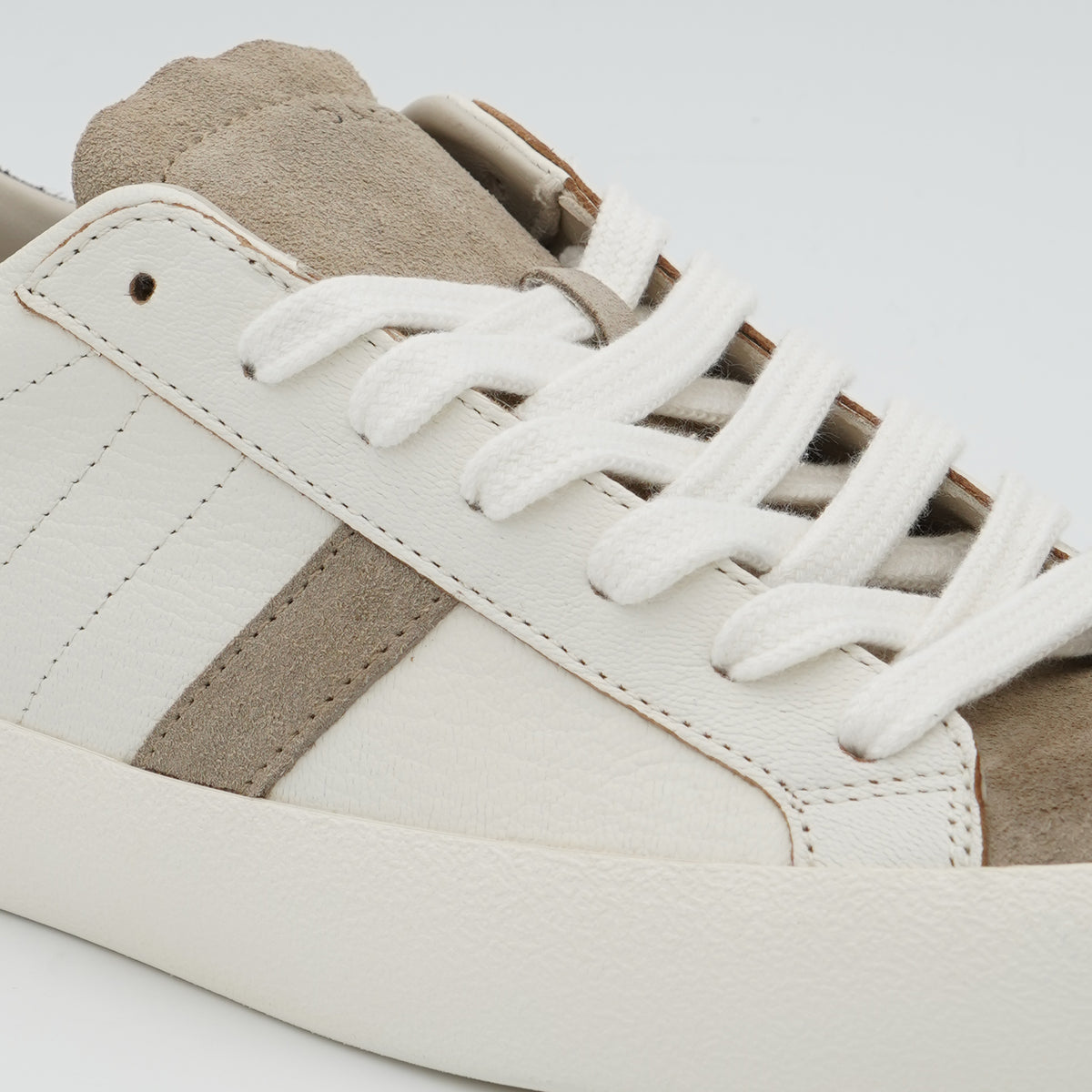 Sneakers D.A.T.E. Hill Low Vintage M451HLVNWN White Brown in Pelle e Suede