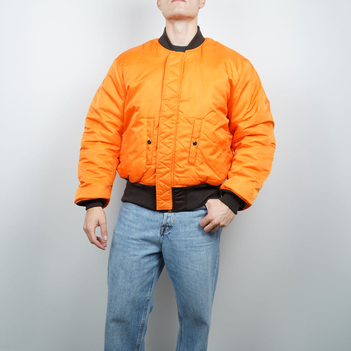 Bomber Alpha Industries 100101 MA-1 Heritage Marrone