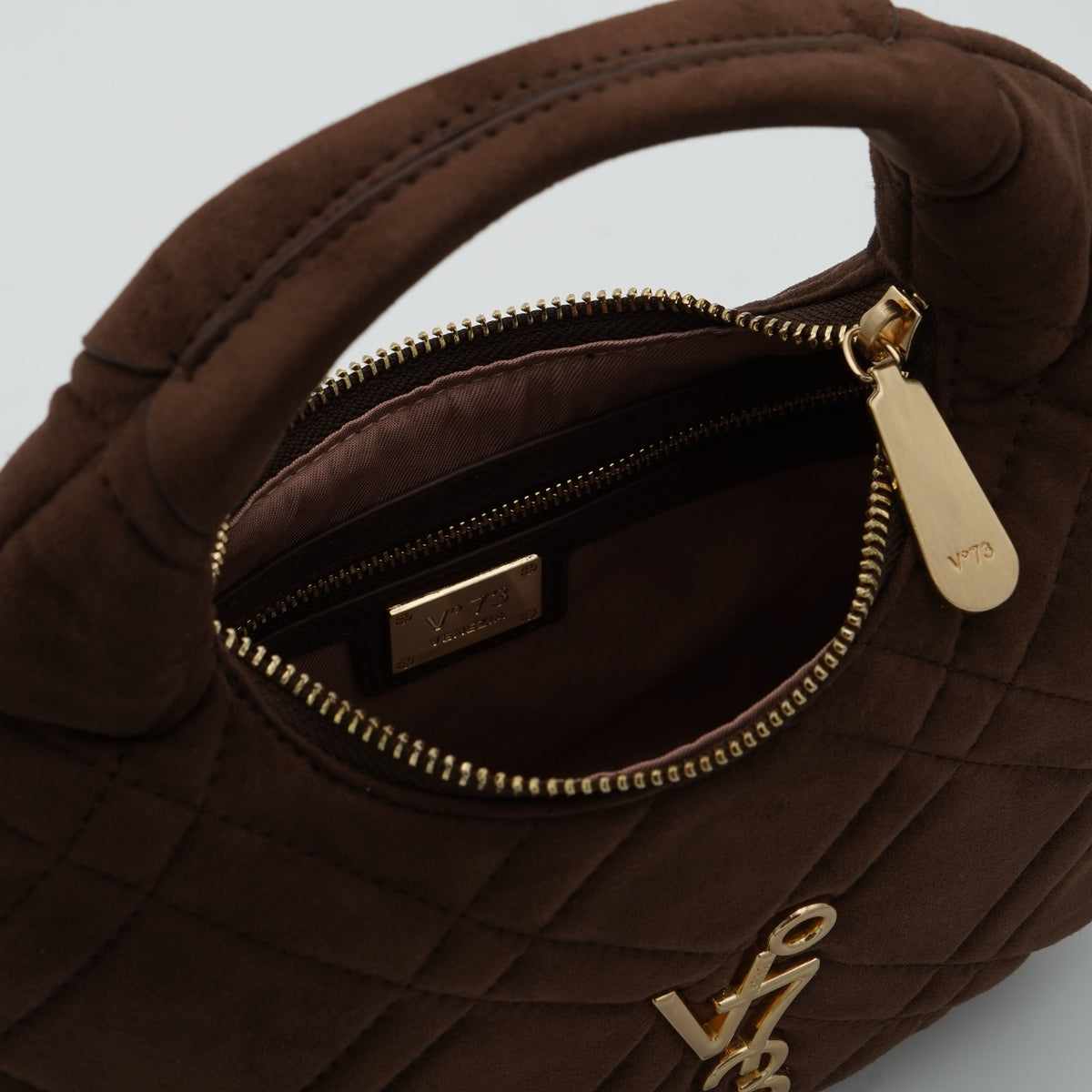 Borsa V°73 Minibag Diaspro BSA9802C Caffè Marrone
