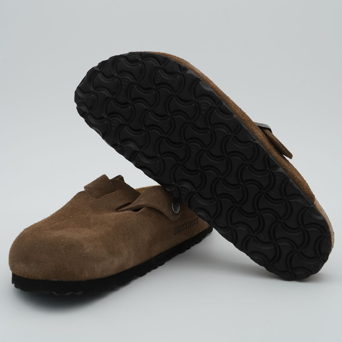 Sabot Birkenstock Boston BS 1032795 Dark Tea con Fibbia Regolabile