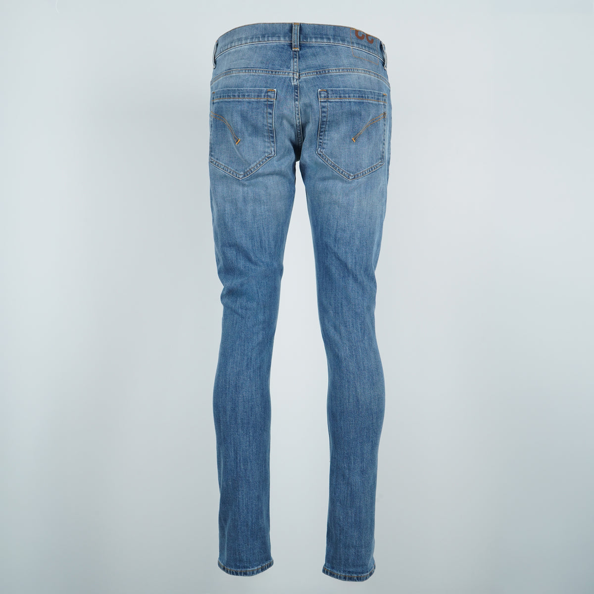 Jeans Dondup George UP232DS0257UME2-800 Blu Medio Chiaro Skinny Fit in Denim Stretch