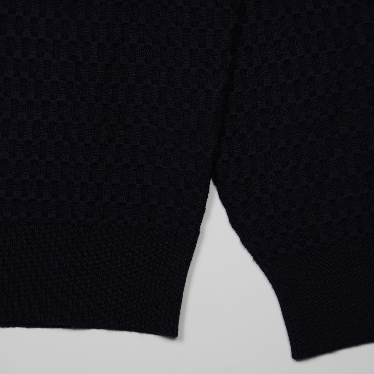 Maglione Girocollo Pluriball Kangra W7K4007-00041 Blu Navy in Lana Merino Extrafine