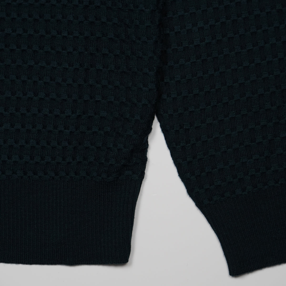Maglione Girocollo Pluriball Kangra W7K4007-00048 Verde Bottiglia in Lana Merino Extrafine