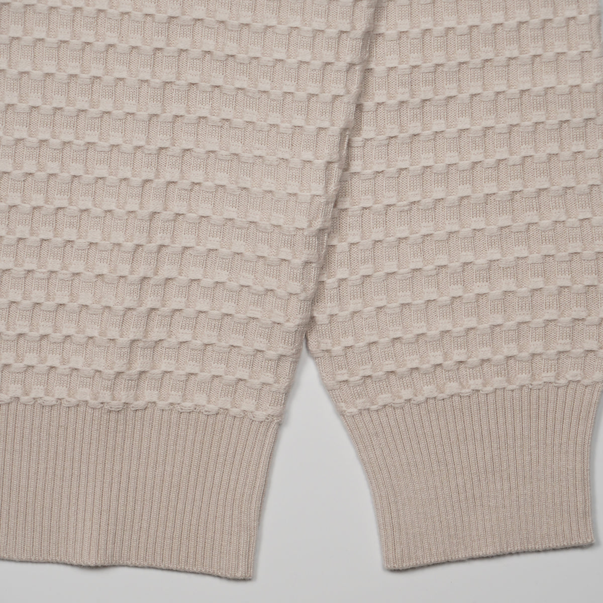Maglione Girocollo Pluriball Kangra W7K4007-00701 Bianco Panna in Lana Merino Extrafine