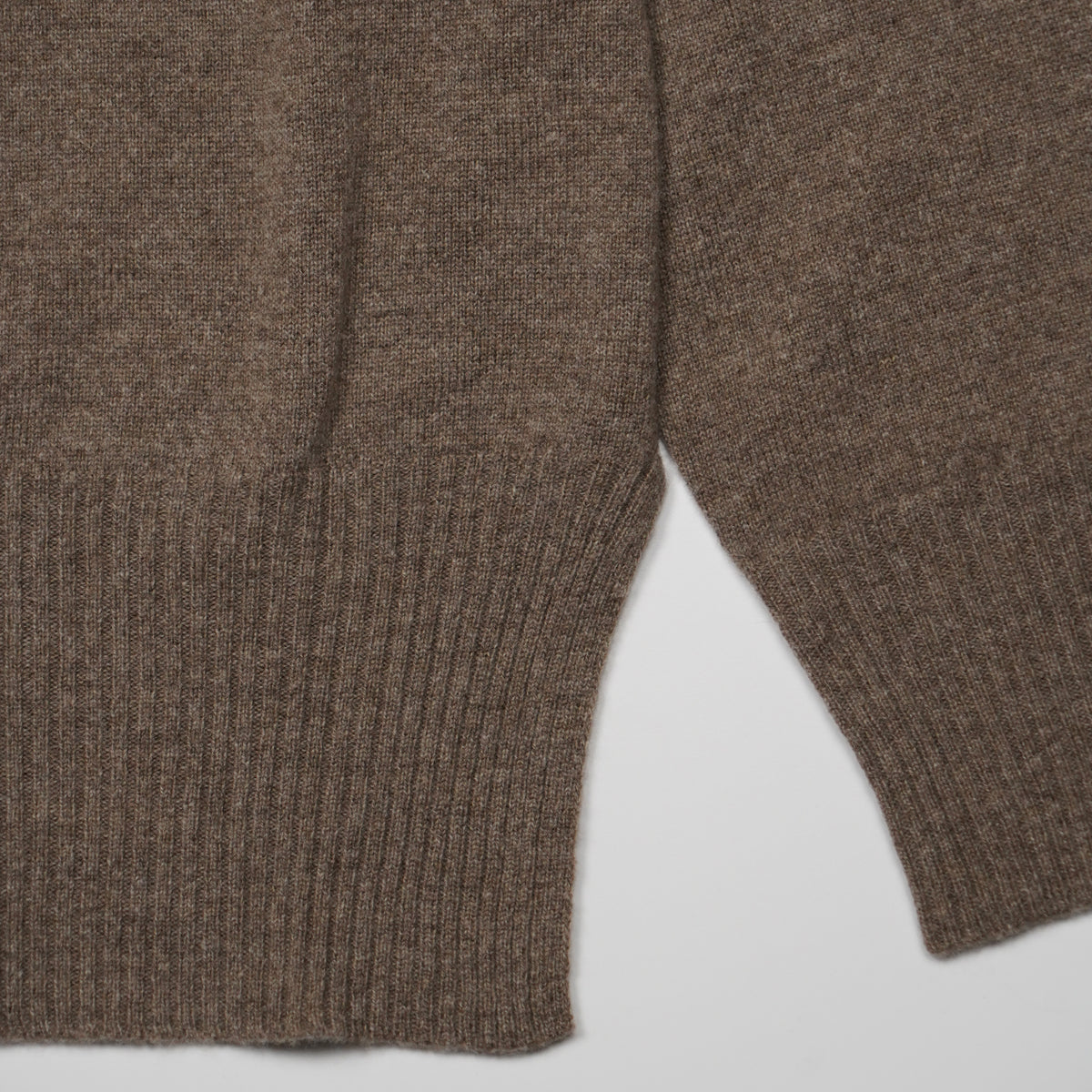 Maglione Lupetto Raglan Kangra 4520-00330 Tortora Mélange in Lana e Cashmere