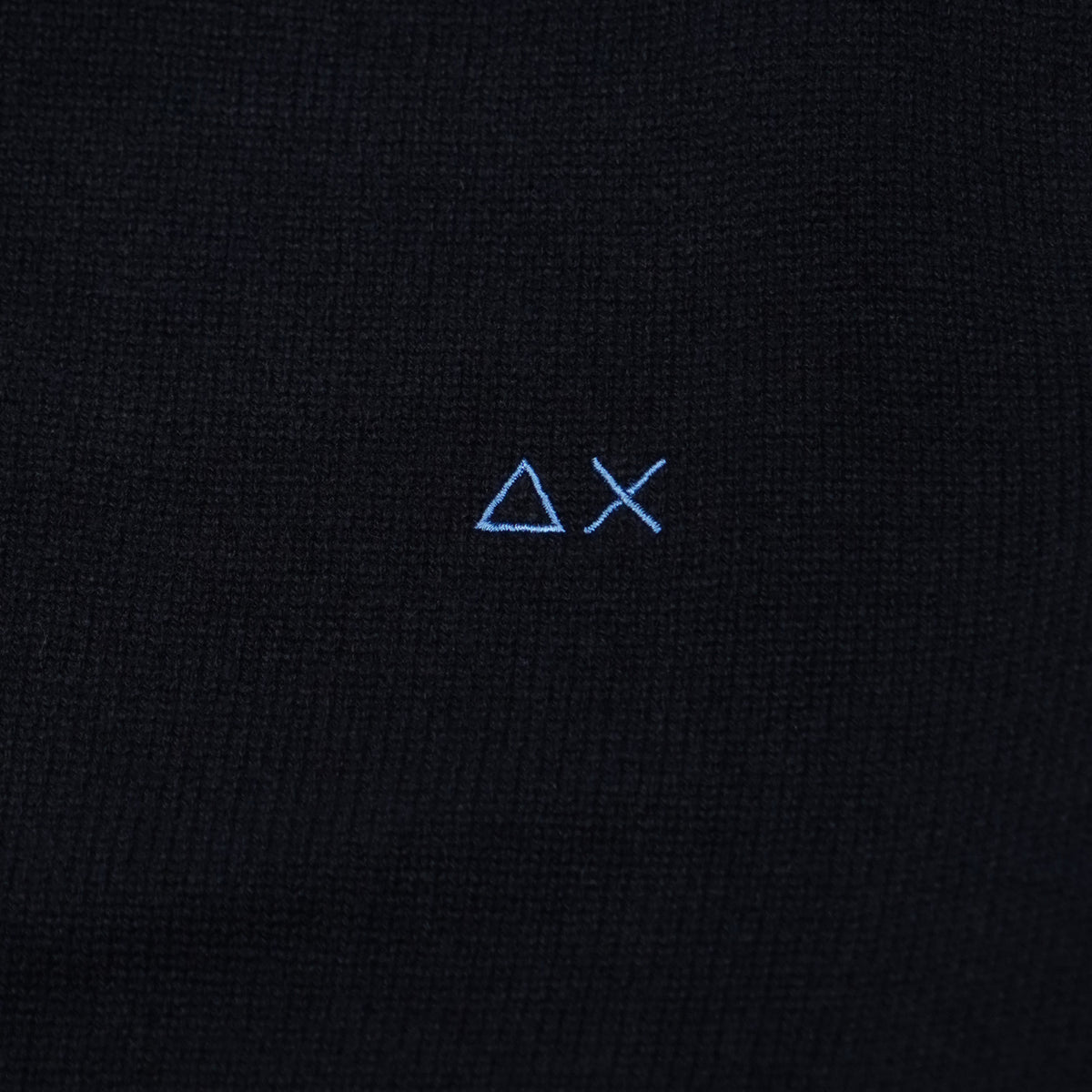 Maglione Girocollo SUN68 Sweater Warm Wool K46112-07 Navy Blue in Lana e Cashmere
