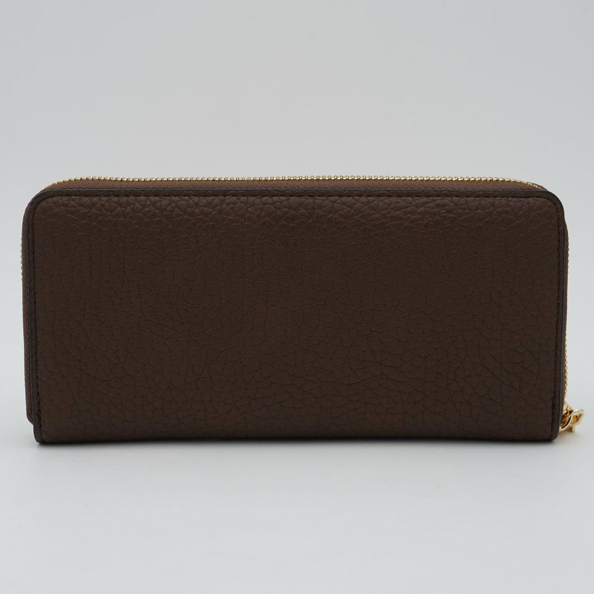 Portafoglio Ermanno Firenze by Ermanno Scervino Blackly Large Zip Wallet 12600428 Marrone Scuro con Zip e Logo Dorato