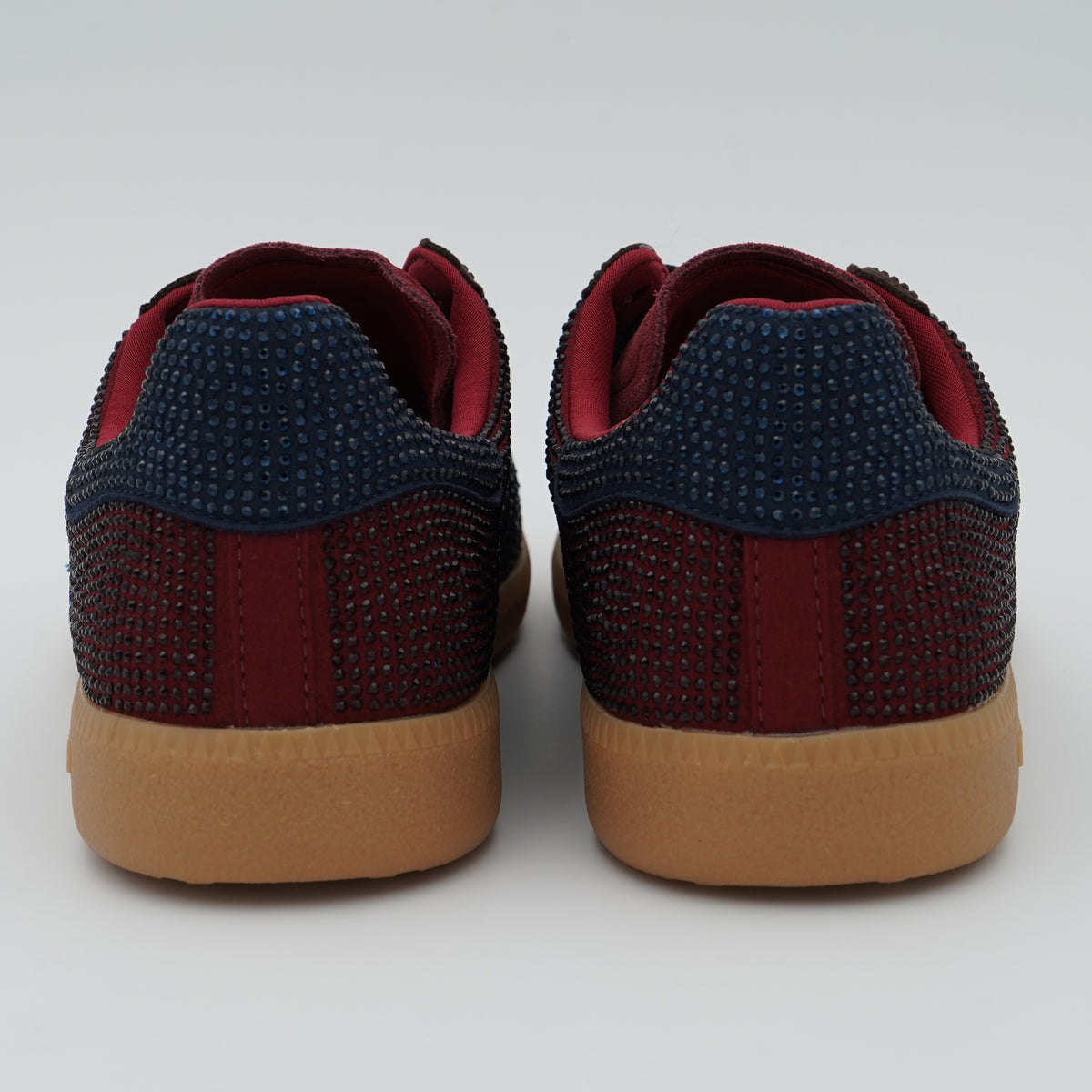 Sneakers Back 70 Cloud Strass Coffee Navy 70 con Cristalli